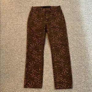 ALEXANDER WANG LEOPARD PRINT JEANS